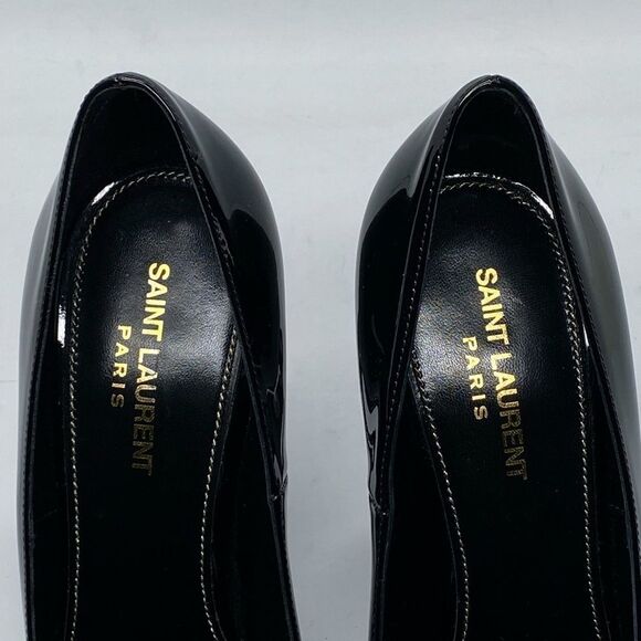 Saint Laurent Opyum Point-Toe Patent Leather Pumps size 39.5 - Picture 6 of 16